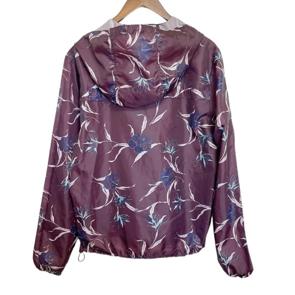 Sunrise Kingdom Waterproof Floral Hooded Windbreaker Jacket - Picture 2 of 4